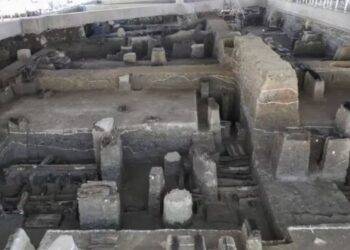 Es la primera confirmación de estructuras del Período de los Estados Combatientes (475 a.C.-221 a.C.) en Shaoxing.