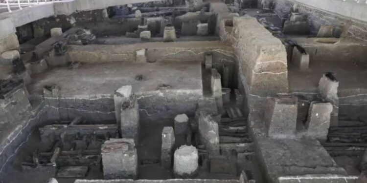 Es la primera confirmación de estructuras del Período de los Estados Combatientes (475 a.C.-221 a.C.) en Shaoxing.