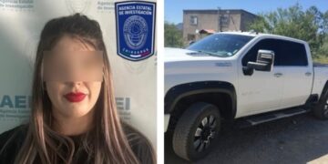 Detiene AEI a conductora de camioneta con reporte de robo en carretera vía corta a Chihuahua