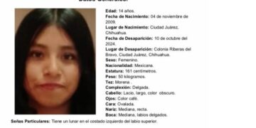 Buscan a Denis Michelle de 14 años; desapareció en Riberas