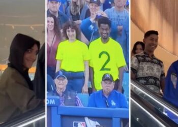 Los dos chicos que fueron al Dodger Stadium vestían camisetas verdes y salieron en televisión, lo que generó todavía más dudas.