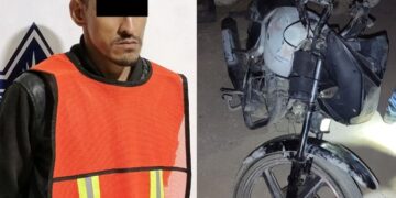 Detienen a motociclista por el delito de elaboración, alteración y uso indebido de documentos