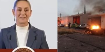 La presidenta de México informó que el Gabinete de Seguridad ya se encuentra investigando la explosión en Jerécuaro y Acámbaro.