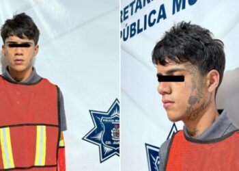 Elementos de la Secretaría de Seguridad Pública Municipal arrestaron a Ángel Andrés P. E.