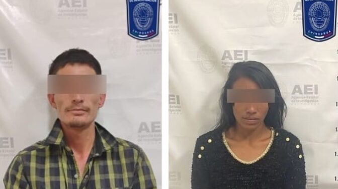 Reaprehende AEI a pareja acusada por robo a una mina en San Francisco del Oro