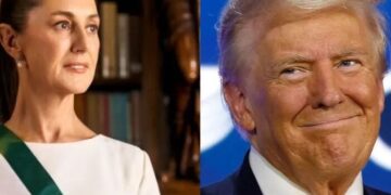 Tras mensaje de Trump en el que aseguró que Sheinbaum había accedido a detener la migración mediante el cierre de la frontera sur de EU, la presidenta envió un mensaje desmintiendo al empresario.