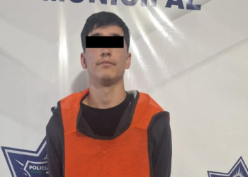 Agentes de la Secretaría de Seguridad Pública Municipal capturaron a Brayan Gerardo H. A