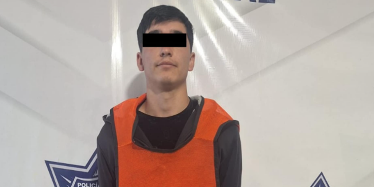 Agentes de la Secretaría de Seguridad Pública Municipal capturaron a Brayan Gerardo H. A