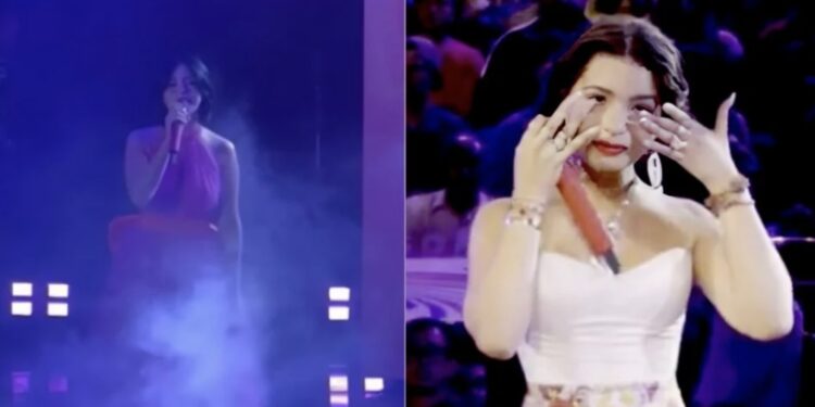 La tarde de hoy Ángela se convierte en centro de burlas y abucheos.