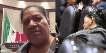 "No dormimos ayer" dice Diputada de Morena que se quedo dormida en plena sesión