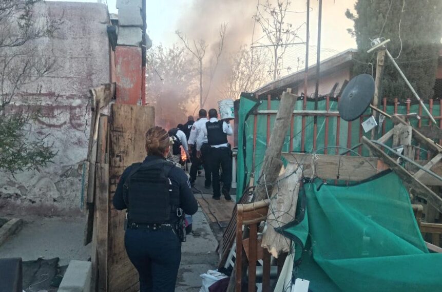 Policías municipales que realizaban labores de prevención y vigilancia atendieron un llamado