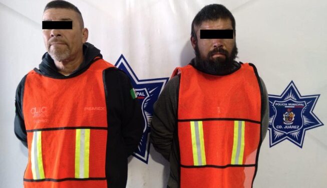 Detienen a dos sujetos en Parajes del Sur por los delitos de robo y encubrimiento