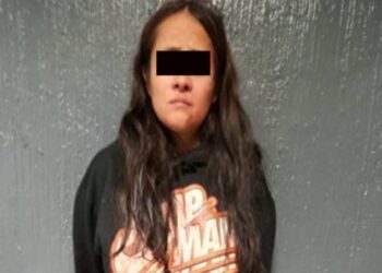 Sheila fue detenida por los agentes de la SSC y puesta a disposición del Ministerio Público.