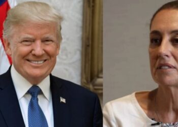 La mandataria informó que en llamada telefónica que tuvo con Trump le explicó la “estrategia integral” que ha desplegado el gobierno mexicano para frenar el flujo migratorio hacia la Unión Americana.