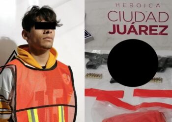 Detienen a sujeto por delitos contra la ley federal de armas de fuego y explosivos