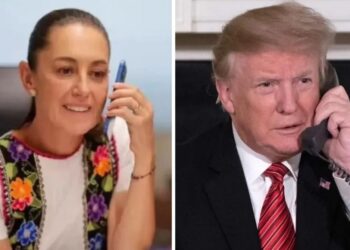 La Presidenta reiteró que “no va a haber una potencial guerra de aranceles” y afirmó que durante la llamada habló con Trump sobre migración y fentanilo.