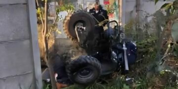 El accidente ocurrió cuando la mujer llevaba a sus hijas a la escuela.