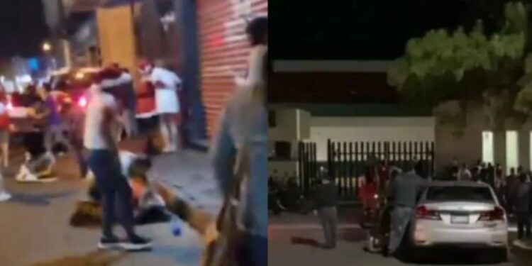 El responsable en aparente estado inconveniente logra huir mientras las víctimas eran atendidas en el municipio de Los Reyes.