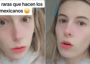 La extranjera, quien es una famosa influencer, se sorprendió al conocer los hábitos de los ciudadanos mexicanos.