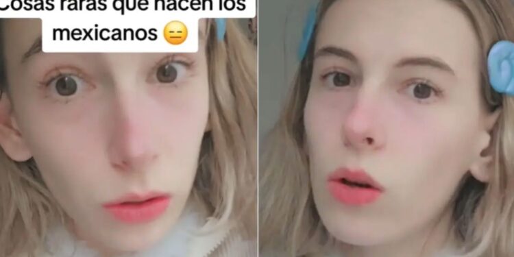 La extranjera, quien es una famosa influencer, se sorprendió al conocer los hábitos de los ciudadanos mexicanos.