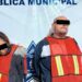 Agentes municipales que realizaban labores de prevención y vigilancia en la colonia Puerto La Paz