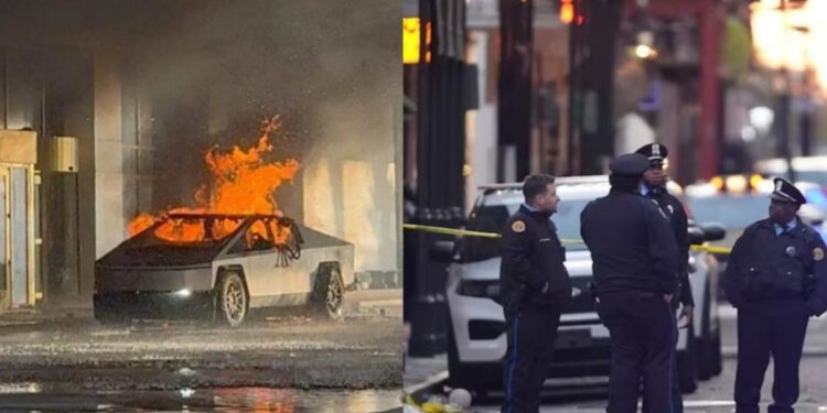 Estados Unidos inaugura el año con una ola de violencia a apenas dos semanas del regreso de Trump a la Casa Blanca