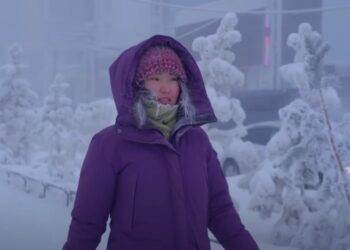 Actualmente, en Oymyakon, las temperaturas continúan siendo extremadamente bajas.