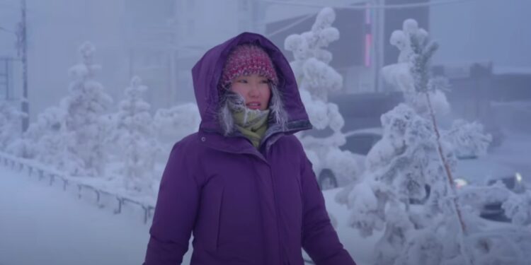 Actualmente, en Oymyakon, las temperaturas continúan siendo extremadamente bajas.