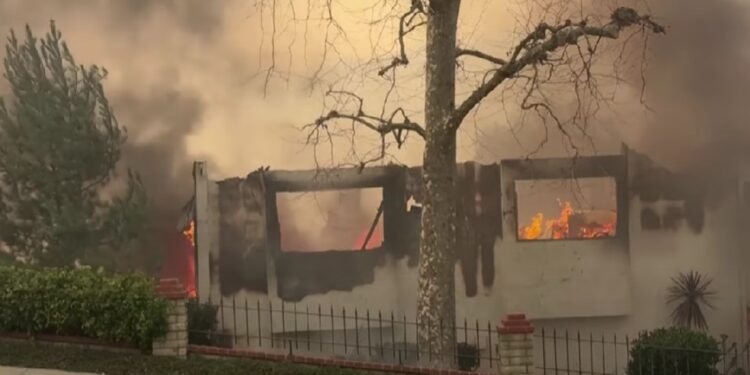 Las condiciones climáticas adversas, con fuertes vientos y sequía, han facilitado la rápida propagación del fuego