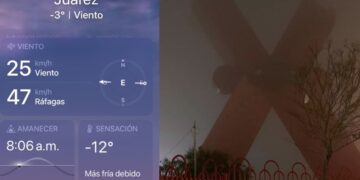 Ciudad Juárez está experimentando una ola de frío extremo debido al Frente Frío 21