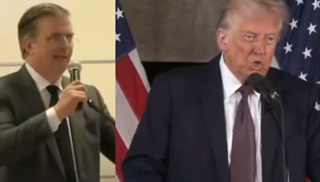 Marcelo Ebrard responde a amenaza de Donald Trump sobre renombrar el Golfo de México