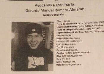 Por medio de redes sociales familiares de Gerardo Manuel Romero Almaraz continúan su búsqueda.