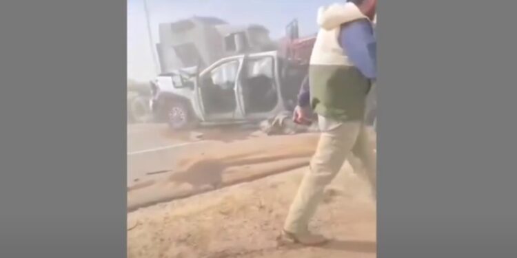 Tormenta de arena provoca accidente cerca de Pecos, Tx