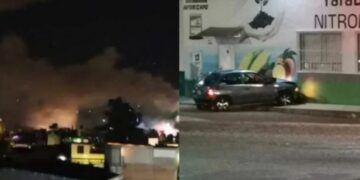 Tras un fuerte operativo de seguridad en el oriente del estado, hombres armados realizaron balaceras, quema de tiendas y bloqueos carreteros.