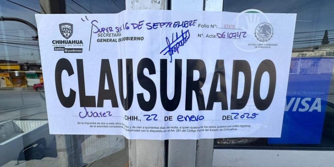 Estos operativos arrojaron como resultado un total de 27 clausuras