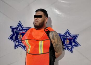 Elementos de la Secretaría de Seguridad Pública Municipal arrestaron a José Martín M. A.