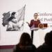 MEX2391. CIUDAD DE MÉXICO (MÉXICO), 07/02/2025.- La presidenta de México, Claudia Sheinbaum, habla en una conferencia de prensa este viernes, en Palacio Nacional de la Ciudad de México (México). El Gobierno mexicano ha enviado vuelos a Honduras con migrantes deportados por la Administración de Donald Trump de Estados Unidos tras recibir a 10.964 migrantes, incluyendo 2.539 de otras nacionalidades desde el 20 de enero, reveló la presidenta de México. EFE/José Méndez