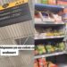 En los últimos días, usuarios en redes sociales han compartido imágenes y videos que muestran la ausencia de letreros que identificaban los pasillos de "comida hispana"