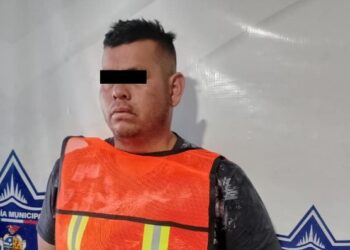 Elementos de la Secretaría de Seguridad Pública Municipal detuvieron a Salvador C. D. por su presunta responsabilidad