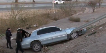 Un aparatoso accidente ocurrió la tarde de este sábado 15 de febrero