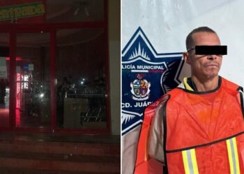 Elementos de la Secretaría de Seguridad Pública Municipal arrestaron a un hombre por su presunta responsabilidad en el delito de daños a propiedad ajena.