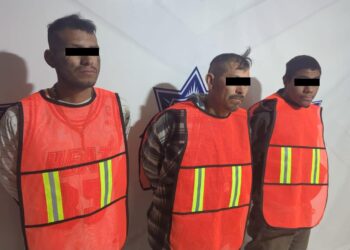 Desmantelaban un vehículo robado; uno tenía orden de aprehensión