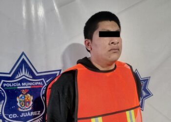 Elementos de la Secretaría de Seguridad Pública Municipal detuvieron a Irving Geovani G. L., de 23 años