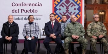 La presidenta Claudia Sheinbaum Pardo anunció que el gabinete de seguridad de México viajará a Washington