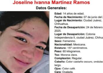 Familiares buscan a Joseline, menor de 14 años desaparecida en Ciudad Juárez