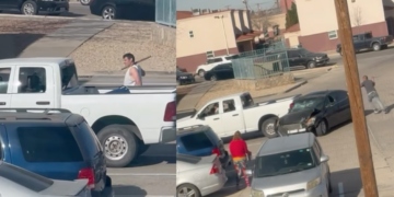 La disputa entre dos automovilistas en un estacionamiento de El Paso escaló hasta los golpes y daños vehiculares, generando polémica en redes sociales
