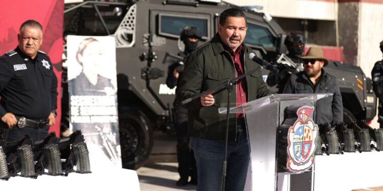Ciudad Juárez refuerza la seguridad con la entrega de 1,445 armas largas a la SSPM
