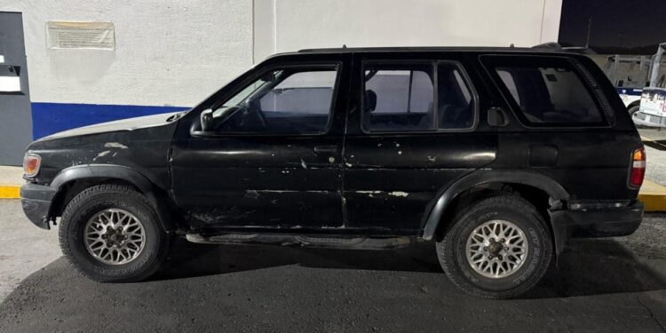 El automotor fue encontrado en el Fraccionamiento Infonavit Casas Grandes tras una denuncia telefónica