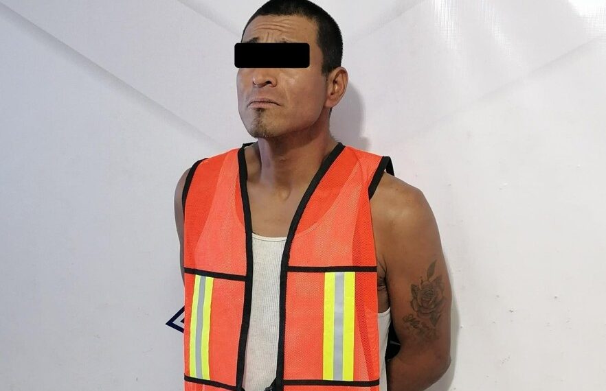 Elementos de la Secretaría de Seguridad Pública Municipal detuvieron a Ricardo C. A., de 35 años