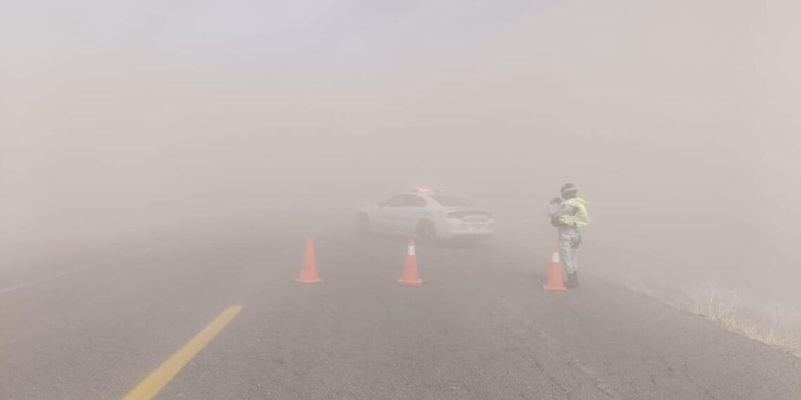 Vientos fuertes y cierre de carreteras en Ciudad Juárez y Chihuahua debido al frente frío 31